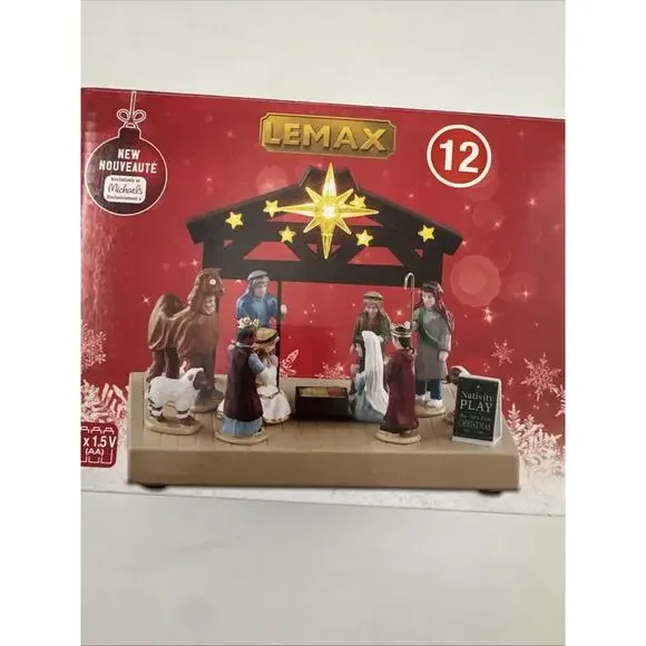 2025 LEMAX Nativity Play Lighted Table Accent Christmas Village Decor - Picture 14 of 14
